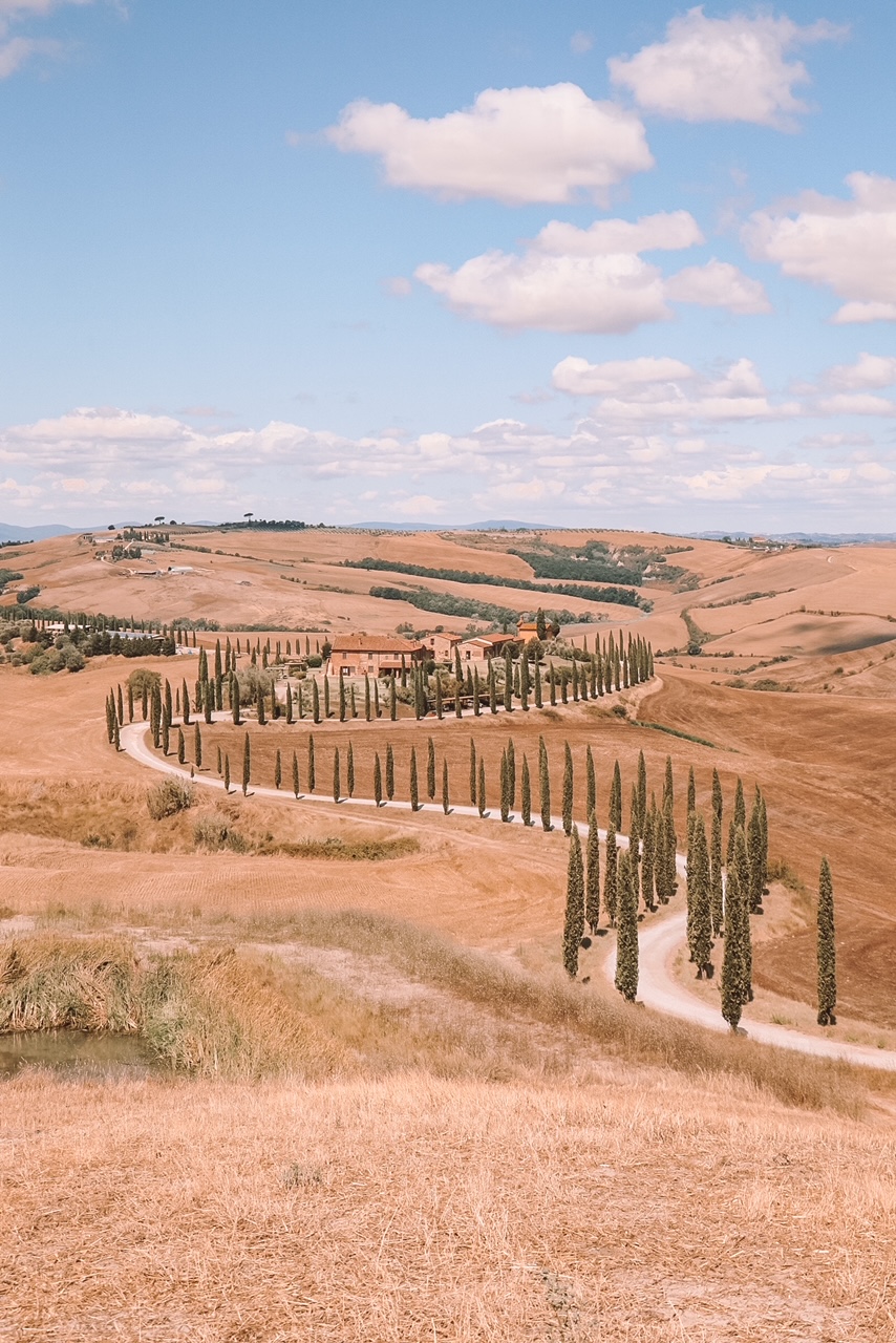 itinerario in val d'orcia