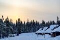 Dormire in un’aurora cabin in Lapponia